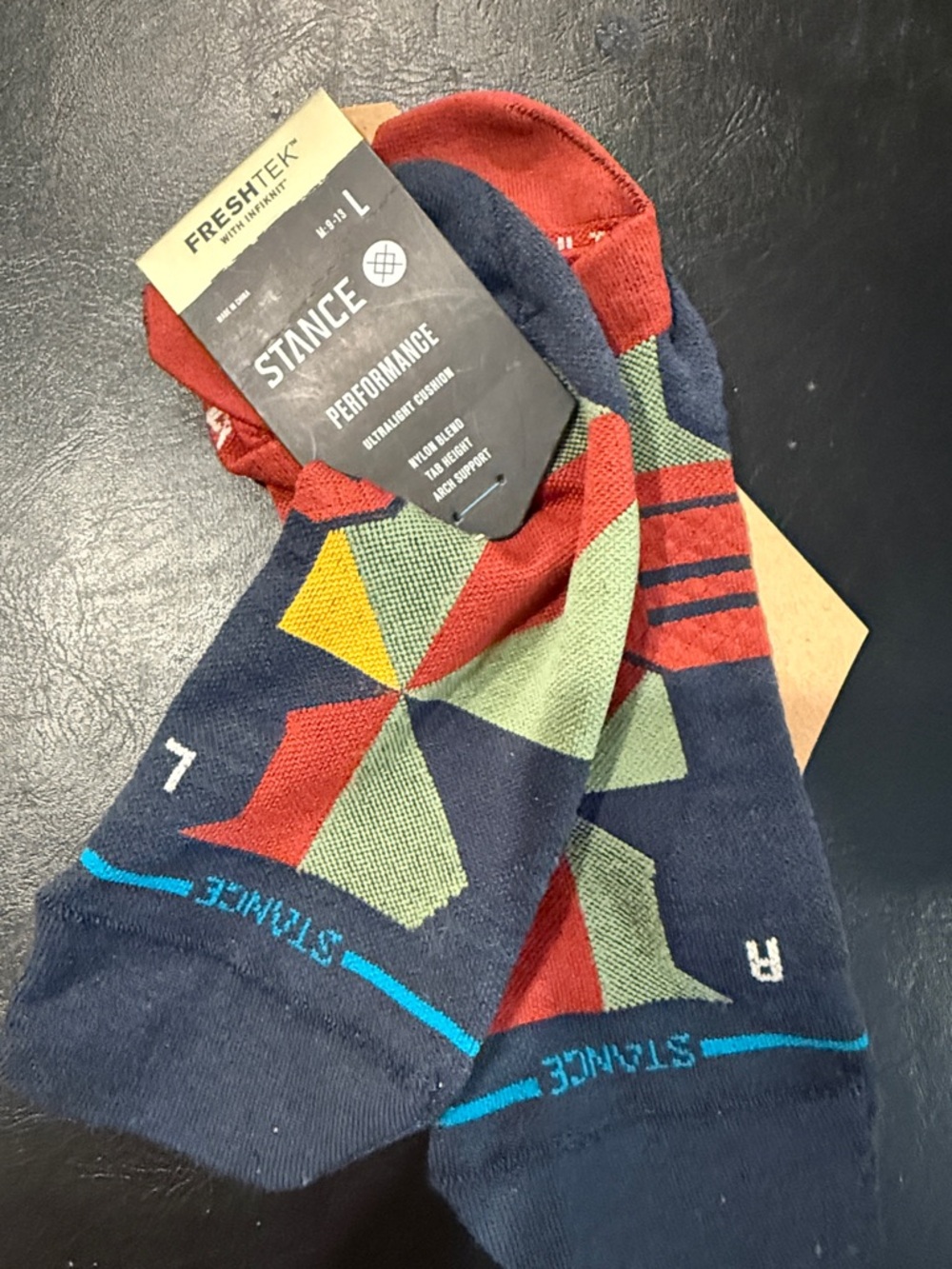 Stance Low-Cut Performance Socks in Navy, Red, Green & Yellow
